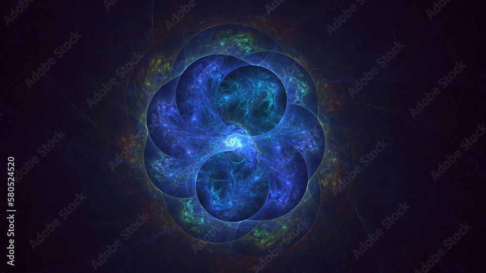3D rendering abstract colorful fractal light background 3D rendering abstract colorful fractal light background