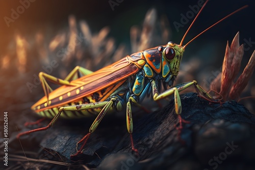 grasshopper created using Generative AI Technology © Abapux