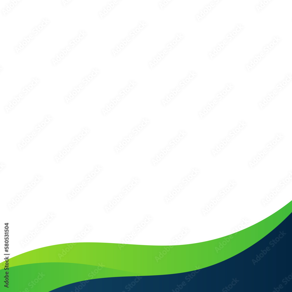 Green Gradient Wave-01 Green Gradient Wave-01