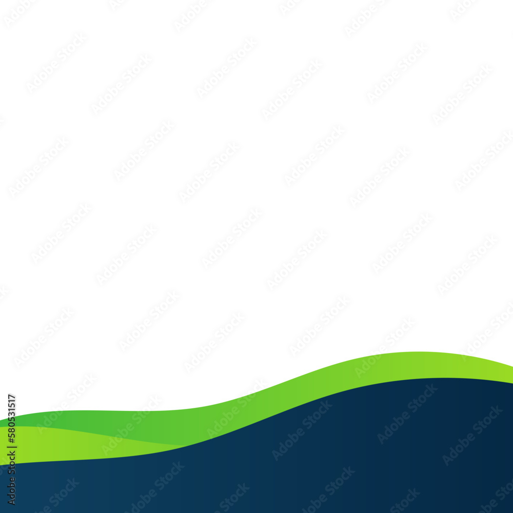 Green Gradient Wave-08 Green Gradient Wave-08