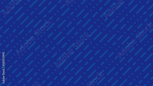 点と線の組み合わせの斜めストライプのデジタル背景のベクター素材　16:9　模様と背景カラーの２層レイヤー　ミッドナイトブルー
