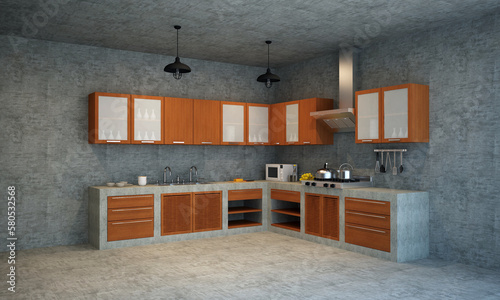 kitchen loft style
