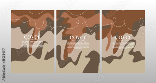 Abstract creative artistic template set. Universal Cover Design for Annual Report, Brochure, Flyer, Presentation, Leaflet, Magazine, Story.
