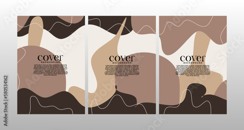 Abstract creative artistic template set. Universal Cover Design for Annual Report, Brochure, Flyer, Presentation, Leaflet, Magazine, Story.
