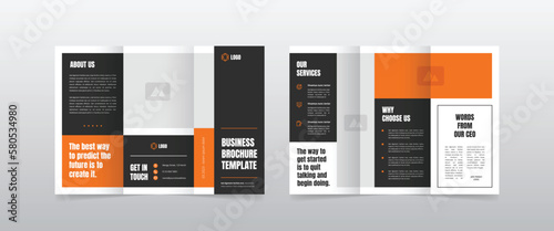Modern Business Trifold Brochure Template