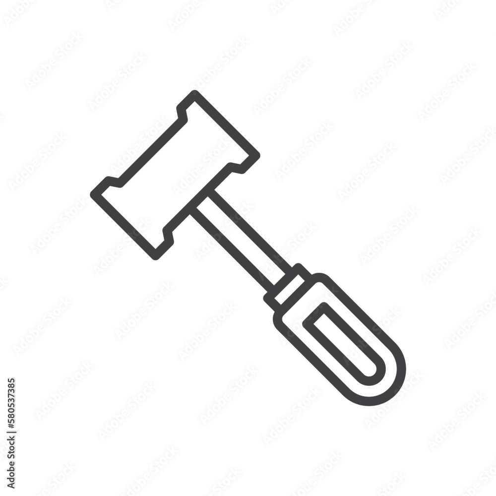 Hammer tool icon sign symbol vector Hammer tool icon sign symbol vector