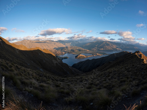 New Zealand landscape of mountains near Wanaka 