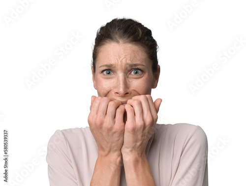 Fotografía Terrified woman portrait