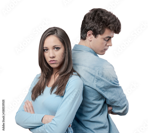Obraz na płótnie Young couple arguing