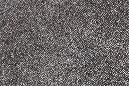 Frying pan texture. Closeup frying surface. Teflon macro pattern. Black stripes background.