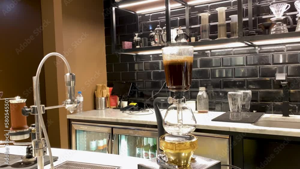 Experience a unique coffeemaking method with Vacuum coffee. Through