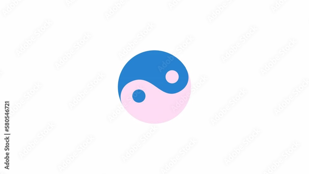 Animated yin yang symbol preloader. Opposite energies. Waiting process. 4K video footage with alpha channel transparency. Website loader. Colorful loading progress icon animation for web UI design Animated yin yang symbol preloader. Opposite energies. Waiting process. 4K video footage with alpha channel transparency. Website loader. Colorful loading progress icon animation for web UI design