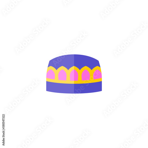 blue hat icon Ramadan and Islamic Eid