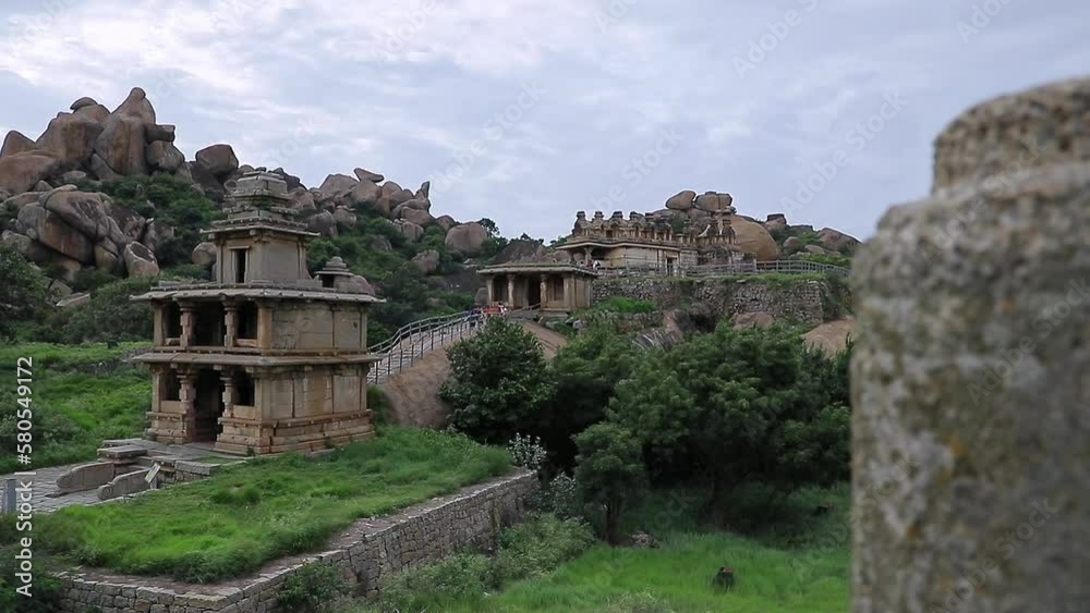 A Hidembeswara renowned temple located on top of a hill inside the fort A Hidembeswara renowned temple located on top of a hill inside the fort