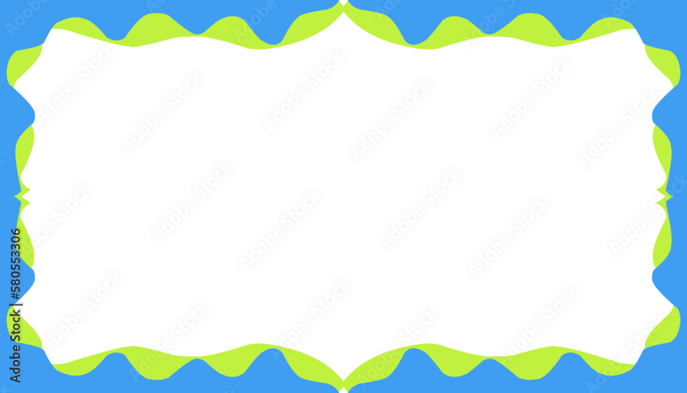 Abstract background illustration of blue and green liquid border frame. Perfect for website wallpapers, posters, banners, photo frames, book covers, invitation covers Abstract background illustration of blue and green liquid border frame. Perfect for website wallpapers, posters, banners, photo frames, book covers, invitation covers