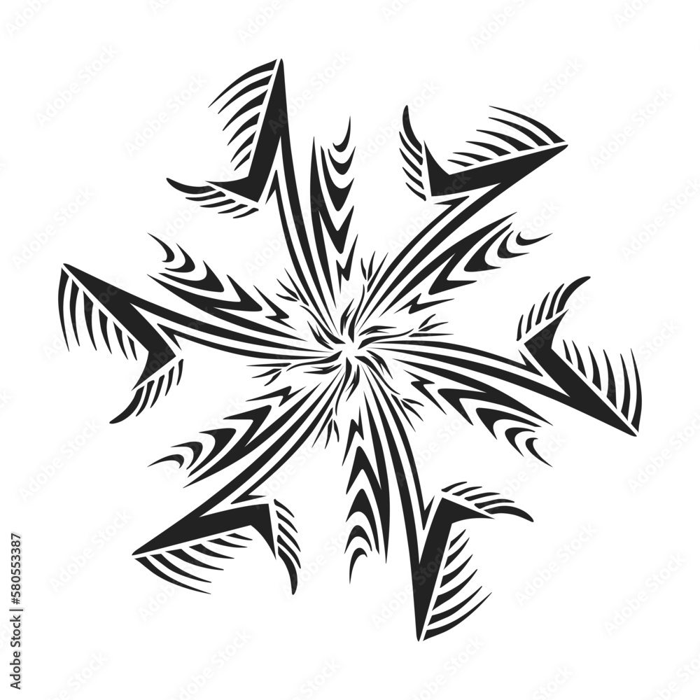 Illustration of a tribal tattoo with a aesthetic shape. Perfect for stickers, clothes stickers, hats, shoes, posters, banners, book covers, icons Illustration of a tribal tattoo with a aesthetic shape. Perfect for stickers, clothes stickers, hats, shoes, posters, banners, book covers, icons