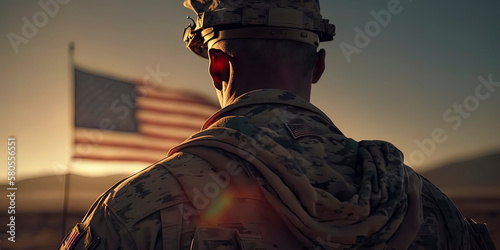 United States of America, a visual Timelapse of U.S. military tradition, approproate Thanking to Veterans for their service, and sacrifice. AI Generated.