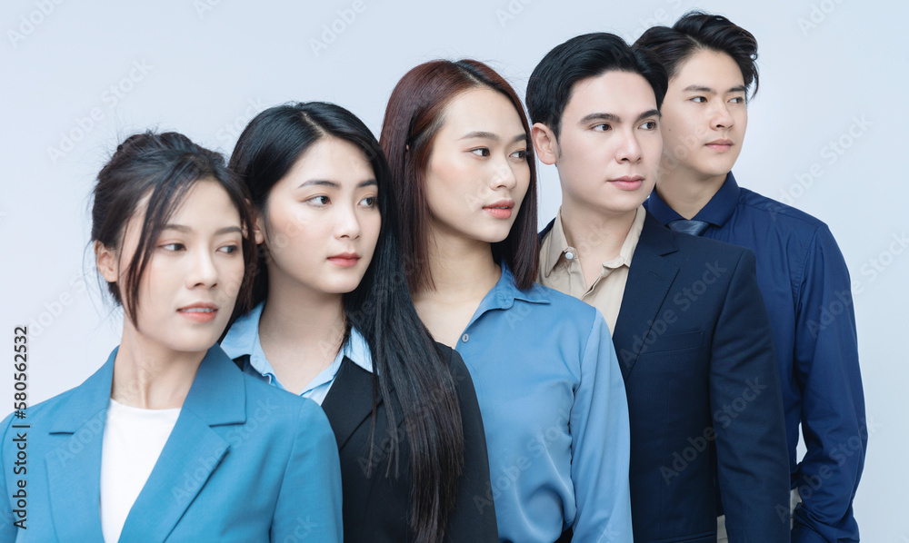 Photo of group business people on background Photo of group business people on background