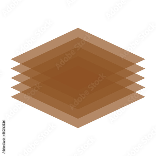 Stacked tower abstract server icon