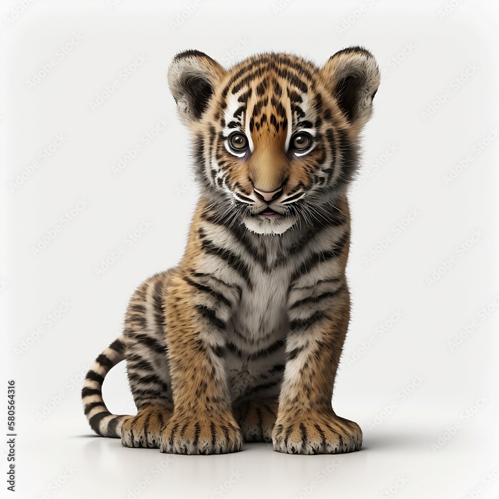Obraz premium Baby tiger