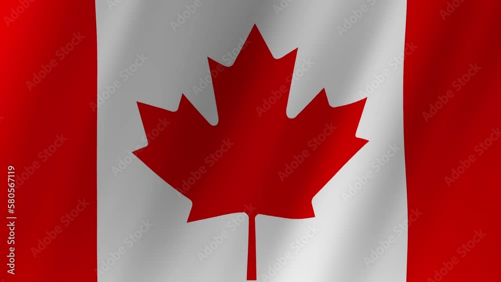 Animation of Canada flag waving in the wind. Realistic animated Canadian Flag. Background with flag of Canada for Canada independence day. Video for graphic editing, 4k animation, 3d rendering Animation of Canada flag waving in the wind. Realistic animated Canadian Flag. Background with flag of Canada for Canada independence day. Video for graphic editing, 4k animation, 3d rendering