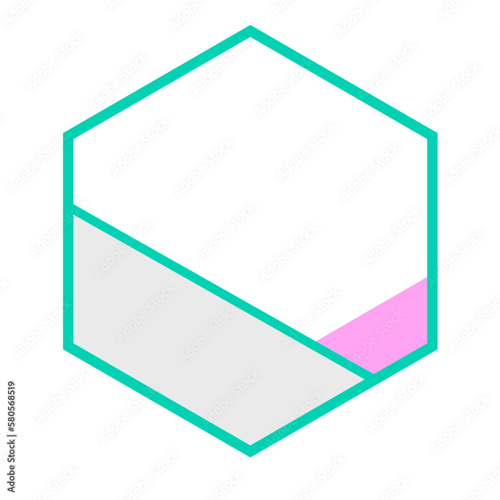 Hexagon Frame and Label Hexagon Frame and Label