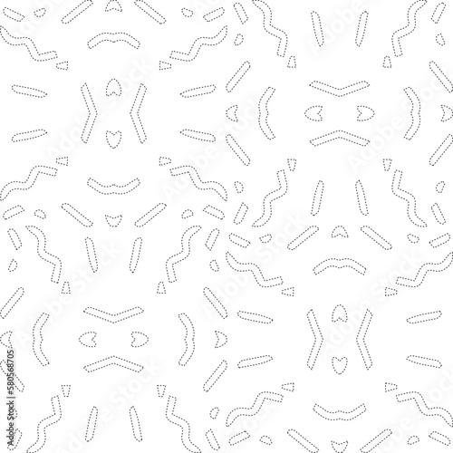 Simple curved line design.Abstract geometric black and white pattern for web page  textures  card  poster  fabric  textile.dot patterns.