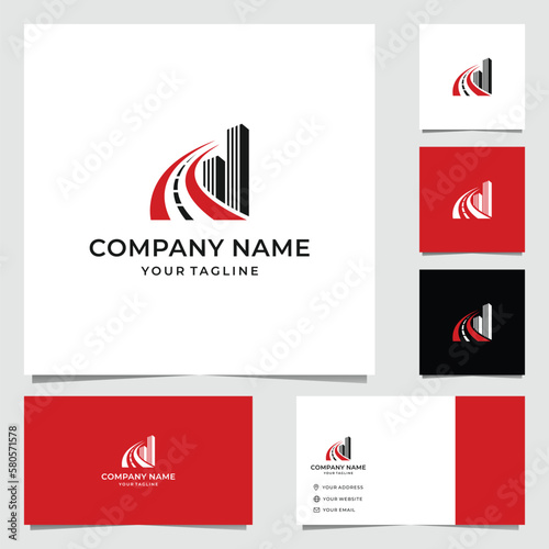 Simple Highway Road Logo Design 2