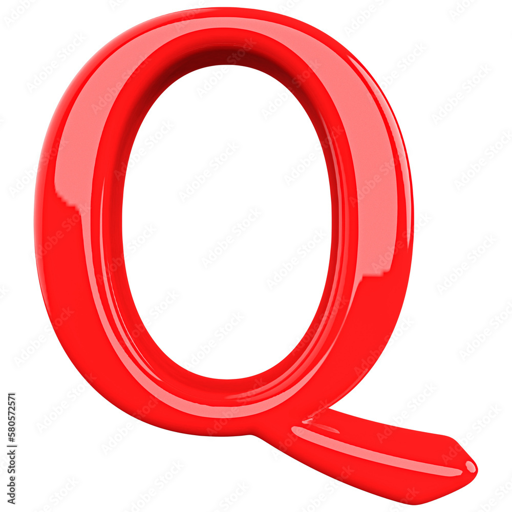 3d Font Letter Q Red 3d Font Letter Q Red