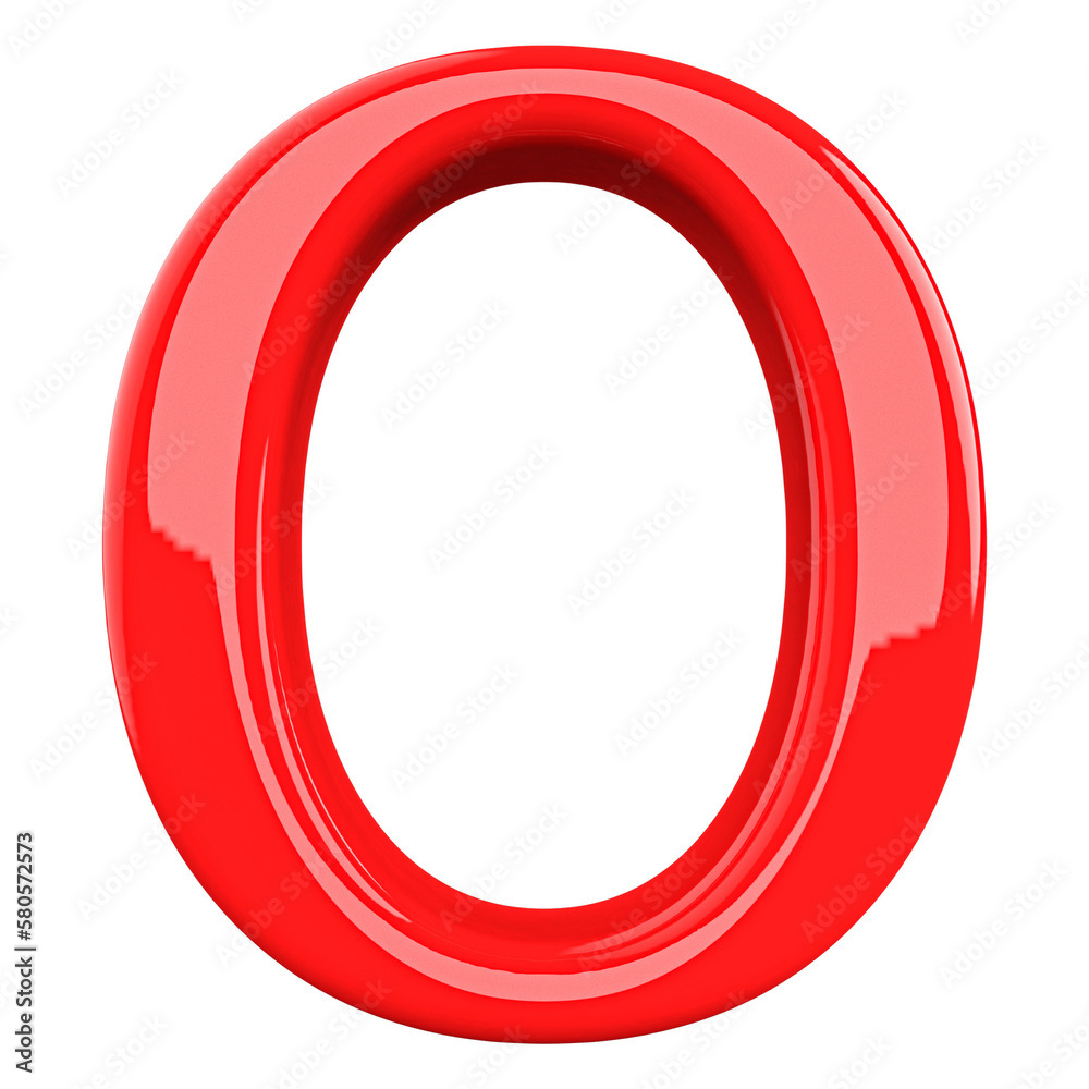 3d Font Letter O Red 3d Font Letter O Red