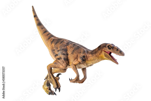 dinosaur , Velociraptor  isolated background © meen_na