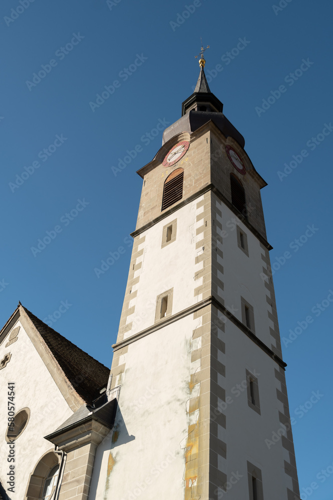 Saint Marys catholic church in Unteraegeri in Switzerland
