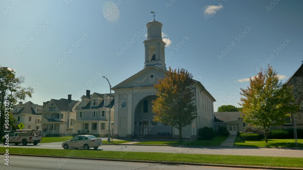 Church on Main Street in Canandaigua New York Church on Main Street in Canandaigua New York