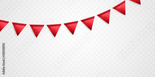 party flag background for celebration vector illustration