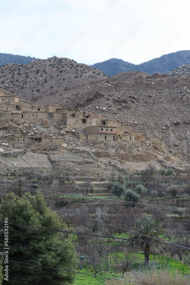 Old Chaoui villages from Theniet El Abed, Batna, Algeria