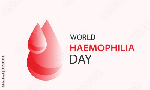 World Haemophilia Day. Template for background, banner, card, poster 