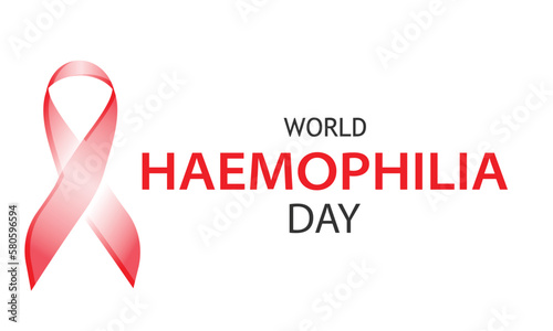 World Haemophilia Day. Template for background, banner, card, poster 
