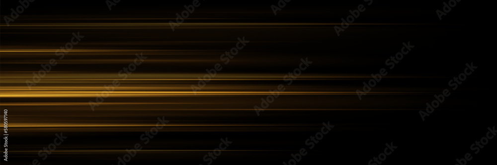 The speed of the lines of light. On a black background. The speed of the lines of light. On a black background.