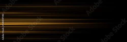 The speed of the lines of light. On a black background.