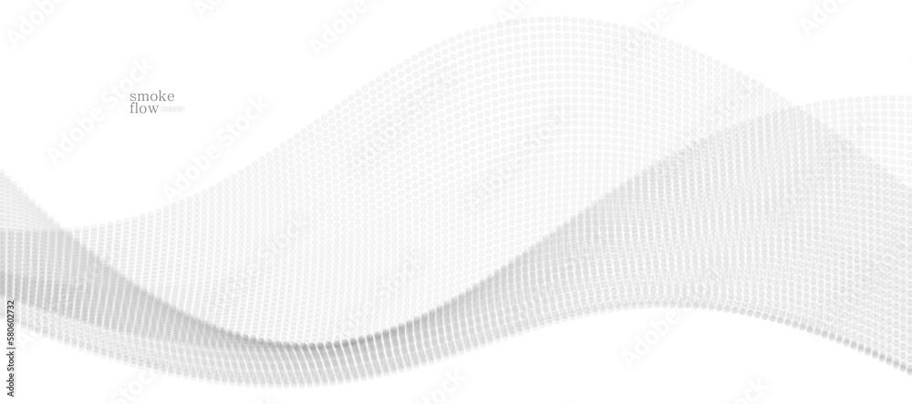Abstract vector smoke background, wave of flowing circles particles, light grey abstract illustration, smooth and soft design, relaxing image. Abstract vector smoke background, wave of flowing circles particles, light grey abstract illustration, smooth and soft design, relaxing image.