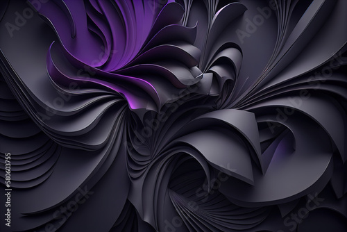 abstract colorful wallpaper for presentation as background with coppy space, Image created with Generative AI technology.