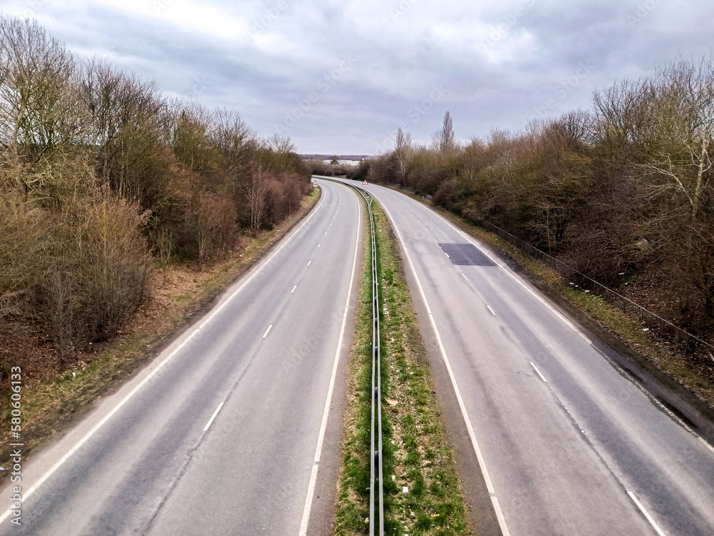 Fototapeta premium Dual Carriageway Route