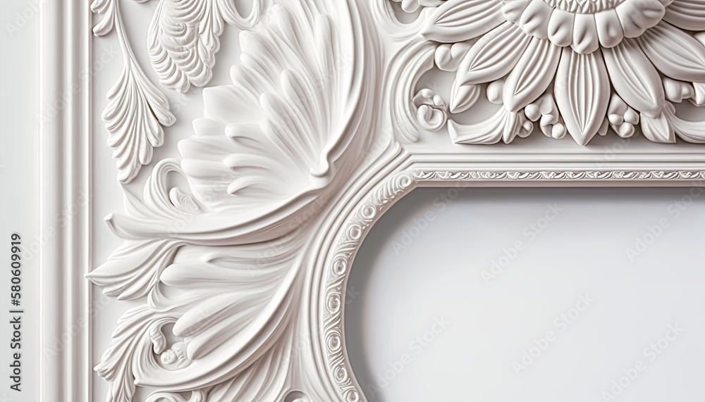 AI Generative Illustration of a Creative Photo of Detail of a Column in ...