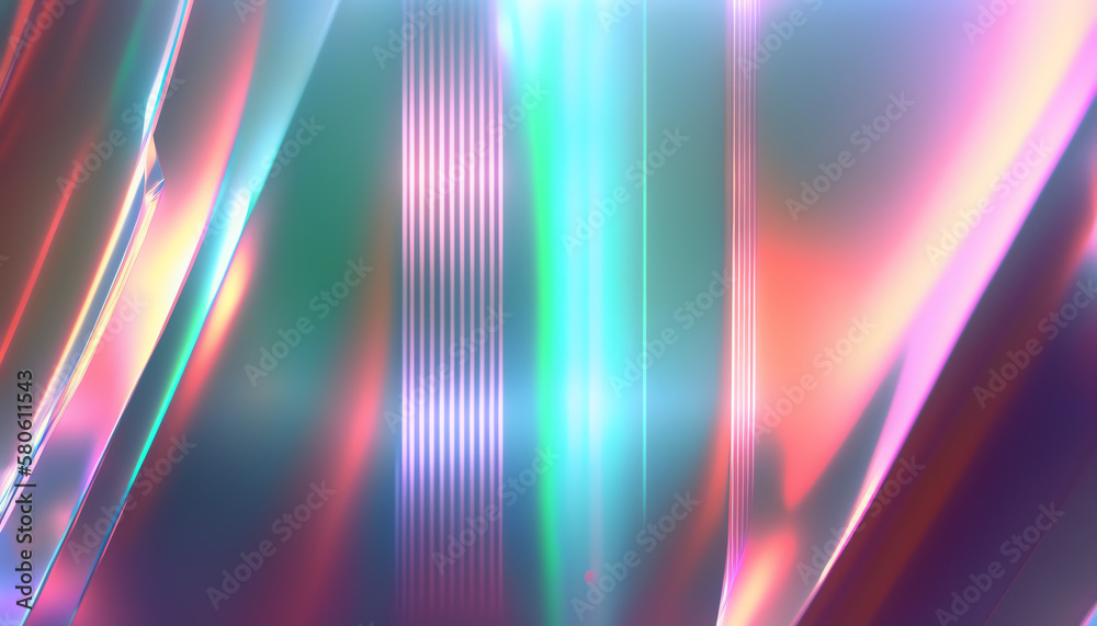 Abstract fluid 3d render holographic iridescent neon curved wave in motion background. Gradient design element for banners, backgrounds, wallpapers and covers Abstract fluid 3d render holographic iridescent neon curved wave in motion background. Gradient design element for banners, backgrounds, wallpapers and covers