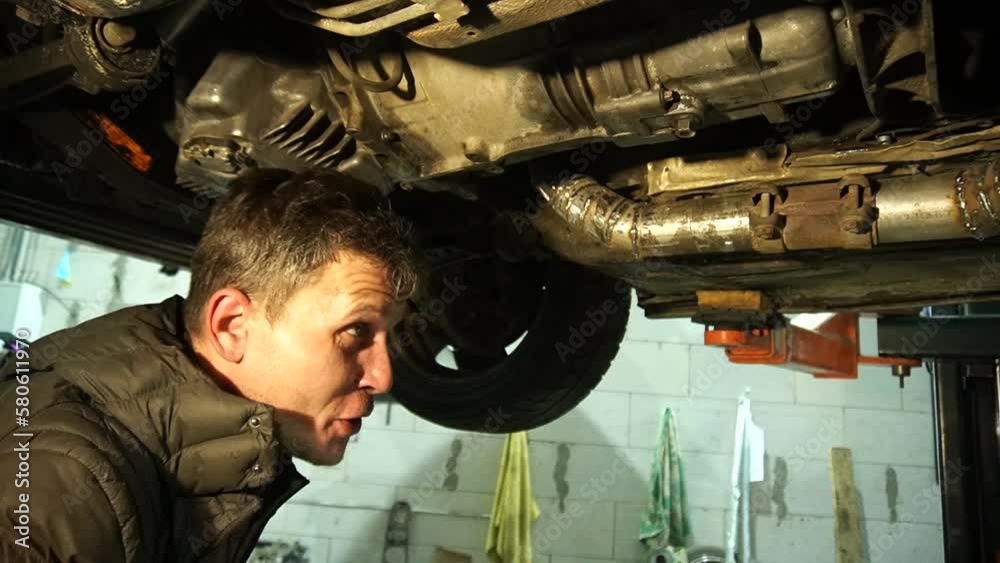 a mechanic builds and installs a cold air intake system on a drift car with a turbo engine a mechanic builds and installs a cold air intake system on a drift car with a turbo engine