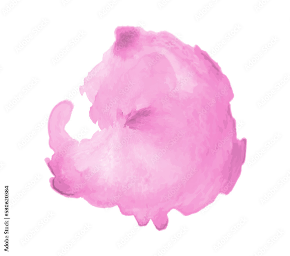 pink watercolour element 