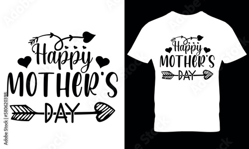 Happy Mother's day t shirt design. mother's  day  gift 