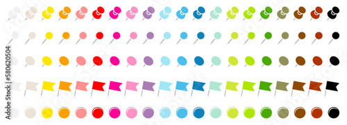 20 Grafische Diagonale Pins Nadeln Fahnen Und Magnete Set Bunt
