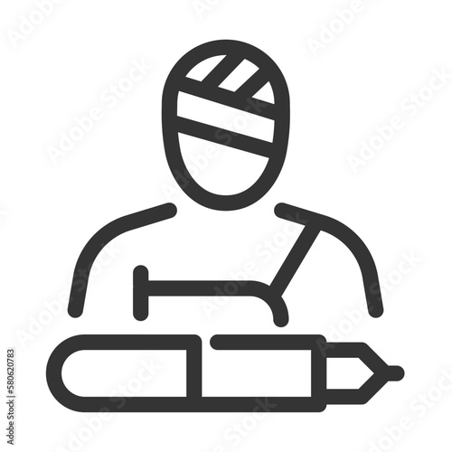 Pixel perfect, editable stroke, up scalable, line, vector bloop icon.