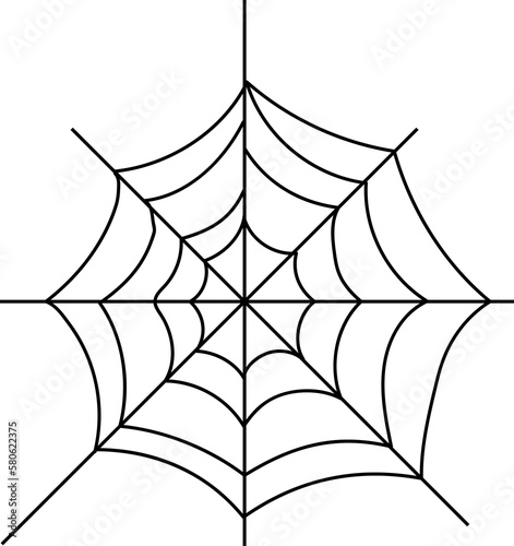 halloween decoration element spider web